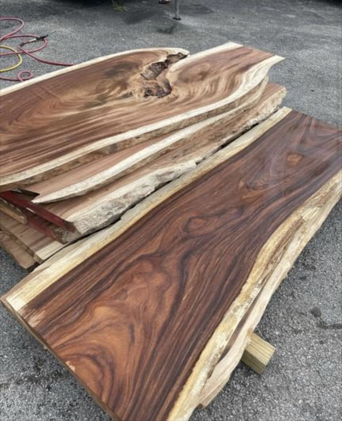 Exotic Lumber, Live Edge Slabs Up To 19β