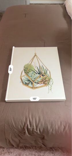 Succulent canvas