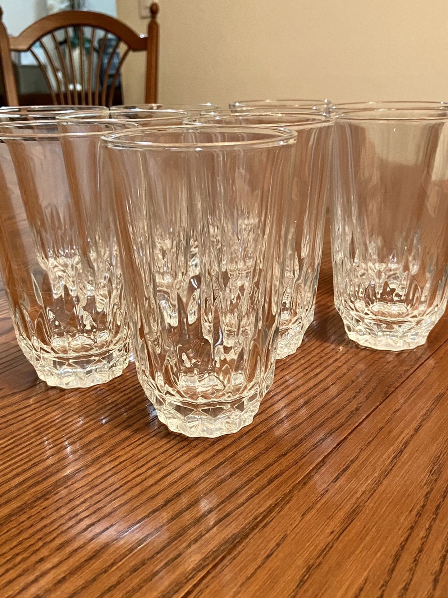 Set Of 10 Princess House Water Glasses