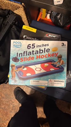 inflatable slide hockey