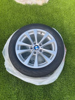 Set Of 4 BMW 17” silver rims