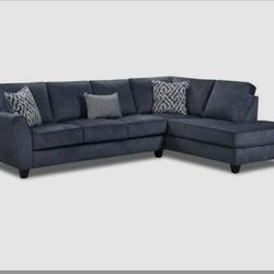 Sectional 2 PCs Navy