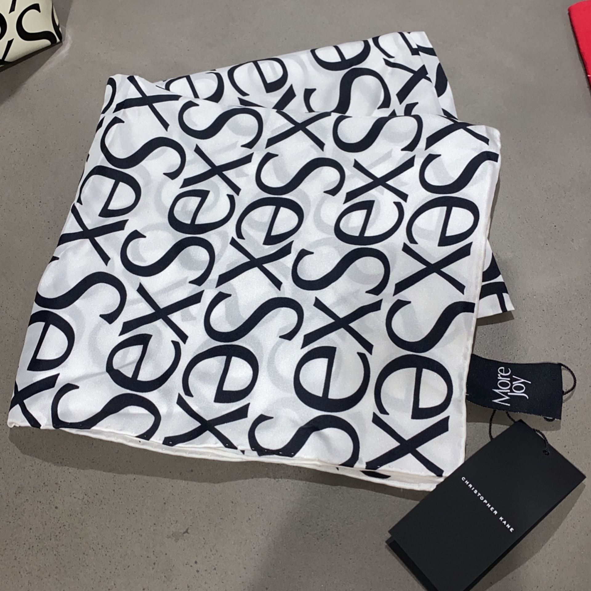 Christopher Kane More Joy Sex Silk Scarf