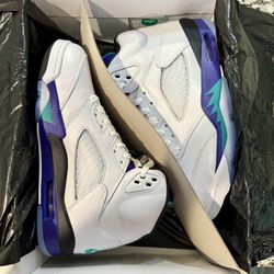 Men’s Nike Air Jordan Retro 5 “grapes” Size 7 