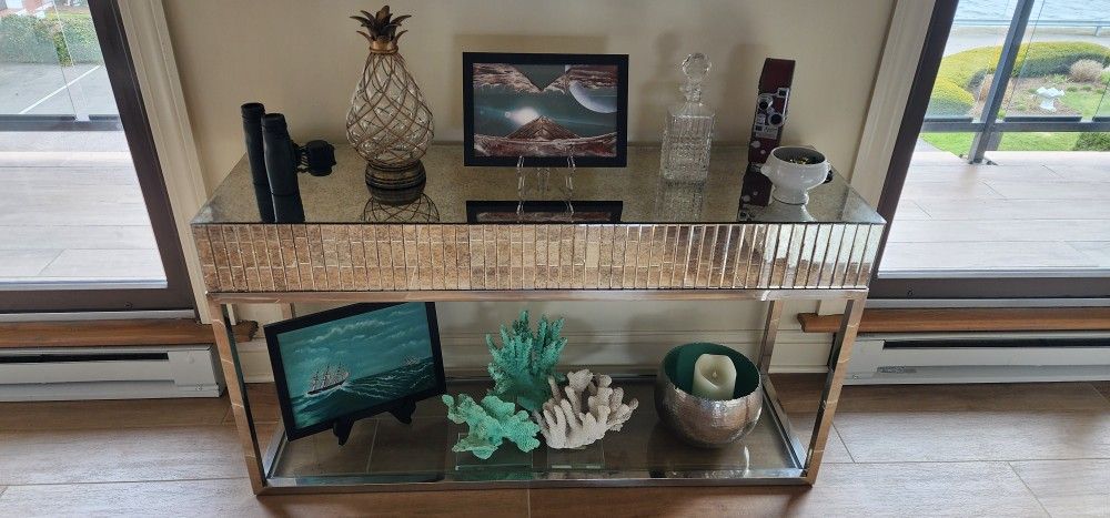 Mirrored SOFA ACCENT TABLE