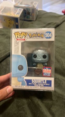 Funko Pop! Pokémon Squirtle #504 Diamond Collection – 2021 Summer Convention Exclusive