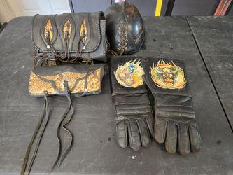 Vintage motorcycle accessories