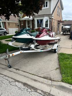 Seadoo Jetski waver runners and trailer