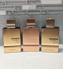 Al Haramain Amber Oud Ruby Amber and Black Fragrance Set 60ml