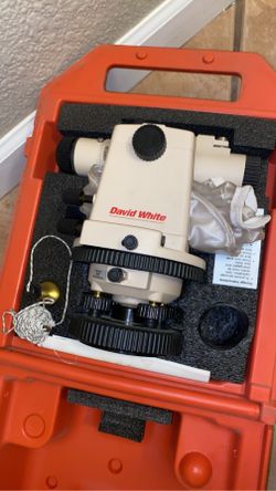 david white lt8 300 Transit Level with tripod and level