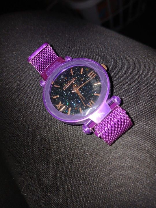 Purple Magnet Watch