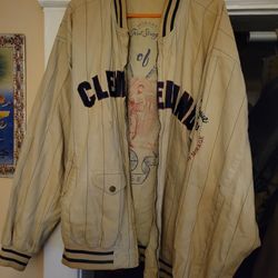 Indians autographed jacket