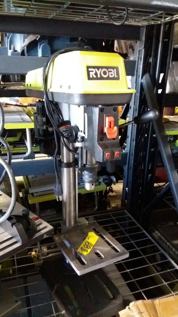 Ryobi 10 inch drill press with laser