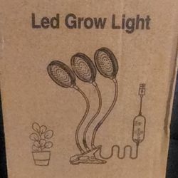 Full Spectrum Clip Plant Growing Lamp, LED Grow Light for Indoor Plants

