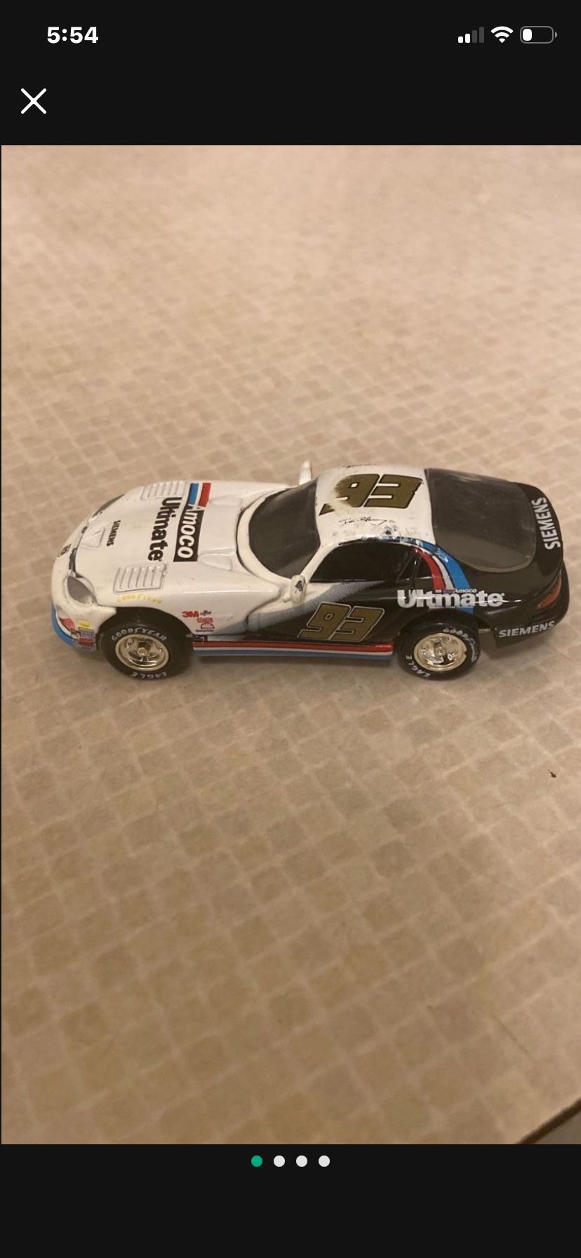 Racing Champions 1998 Viper GTS Toy Car
