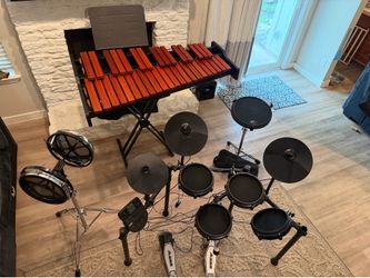 Practice Band Percussion equipment