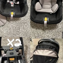 Chicco Infant Car Seat And 2 Bases