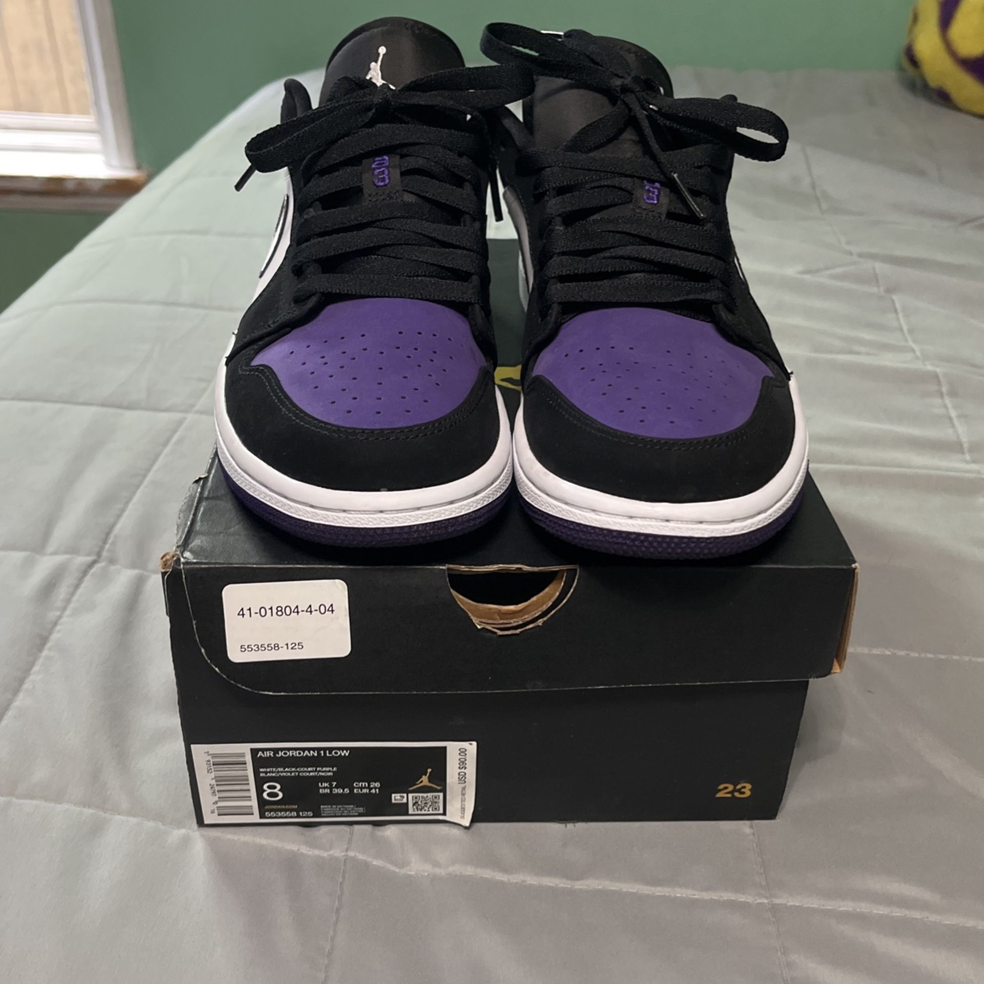 Court Purple Purple And Black Jordan 4s Jordan Retro High Court