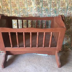 Vintage Hand Made Bassinet