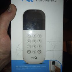 IQ Garage Door Camera Key Pad.