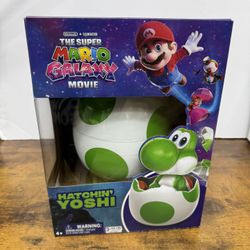 Hatchin' Yoshi 6" Egg The Super Mario Galaxy Movie, Interactive Yoshi