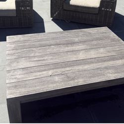 Restoration Hardware French Teak Coffee Table 
