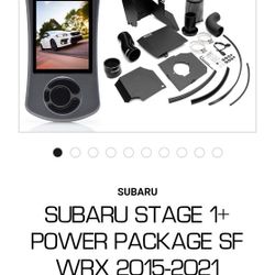 Subaru Cobb Intake And Acessport