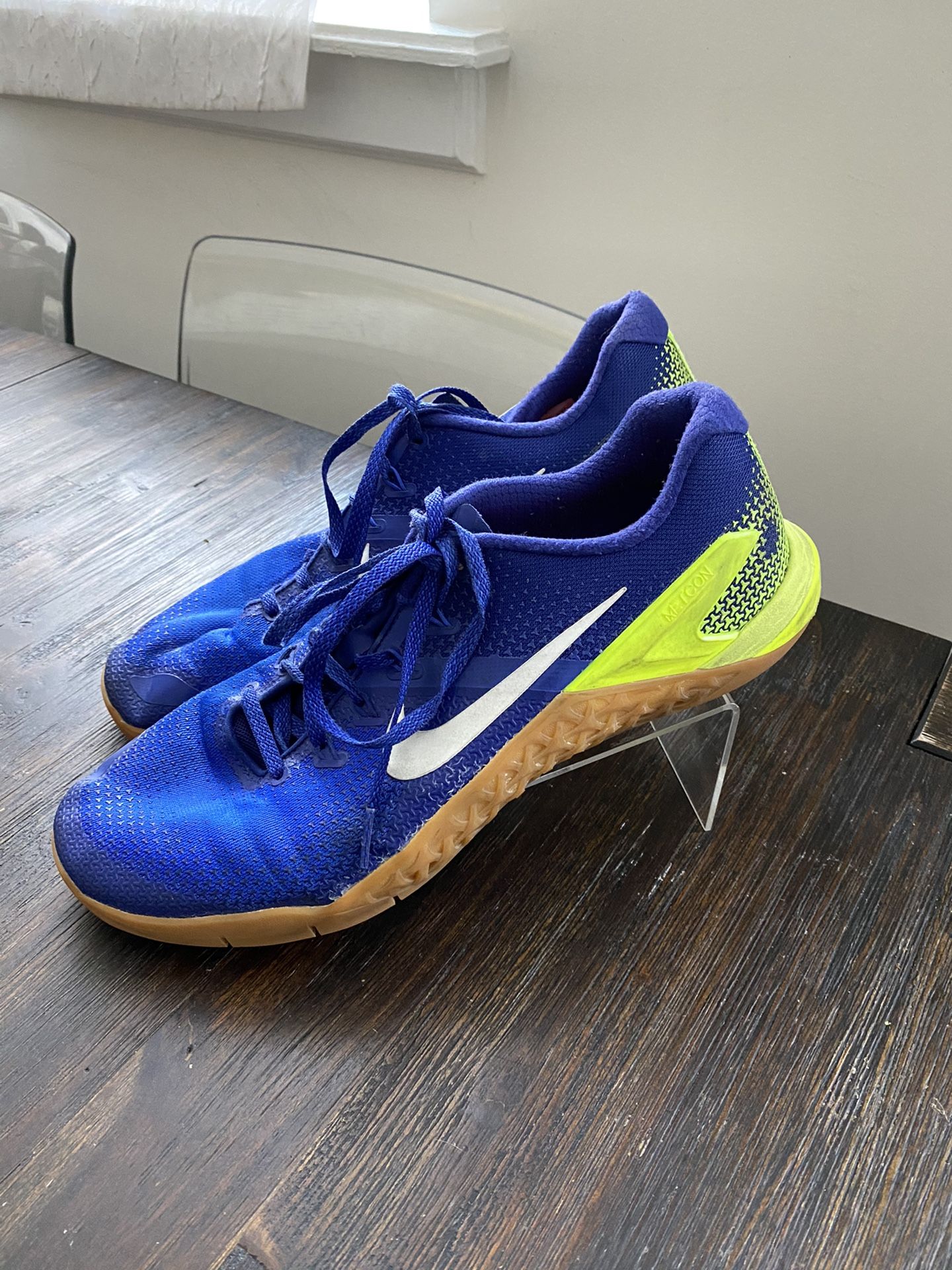 Nike Metcon Blue, Lime Green, Gum US Men's Condition is