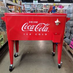 coca cola cooler 80 qt