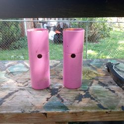 2 Pink Bike Pegs