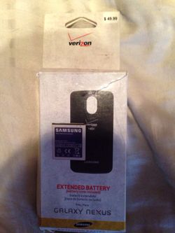 Galaxy nexus extended battery