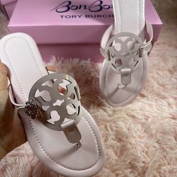 Pink BonBon Tory Sandals