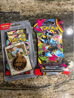 Pokemon Ascended Heros Blister and Pitch Black Booster Pack