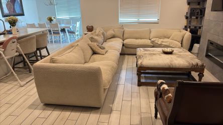 13 feet sectional couch from living spaces