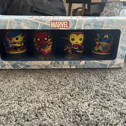 Marvel Glass Cups 