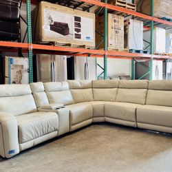 Gearhart leather sectional deals