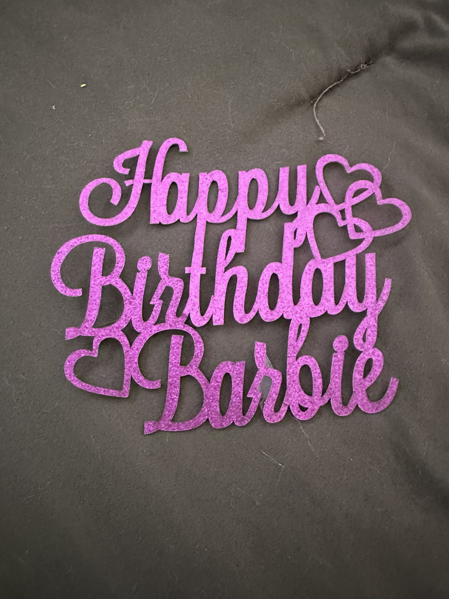 Birthday Barbie Cake Topper 