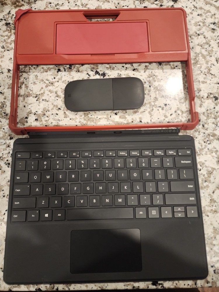 Microsoft Surface Pro Keyboard And Surface Arc Wireless Mouse