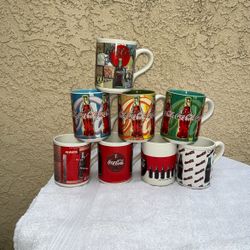 Vintage Coca-Cola mugs
