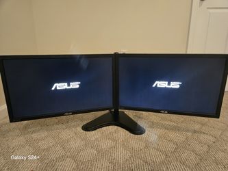 ASUS Dual PC Monitor With  Swivel Stand