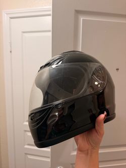 Full Face Motorcycle Helmet Black