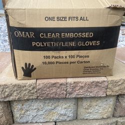 Omar Clear Embossed Gloves