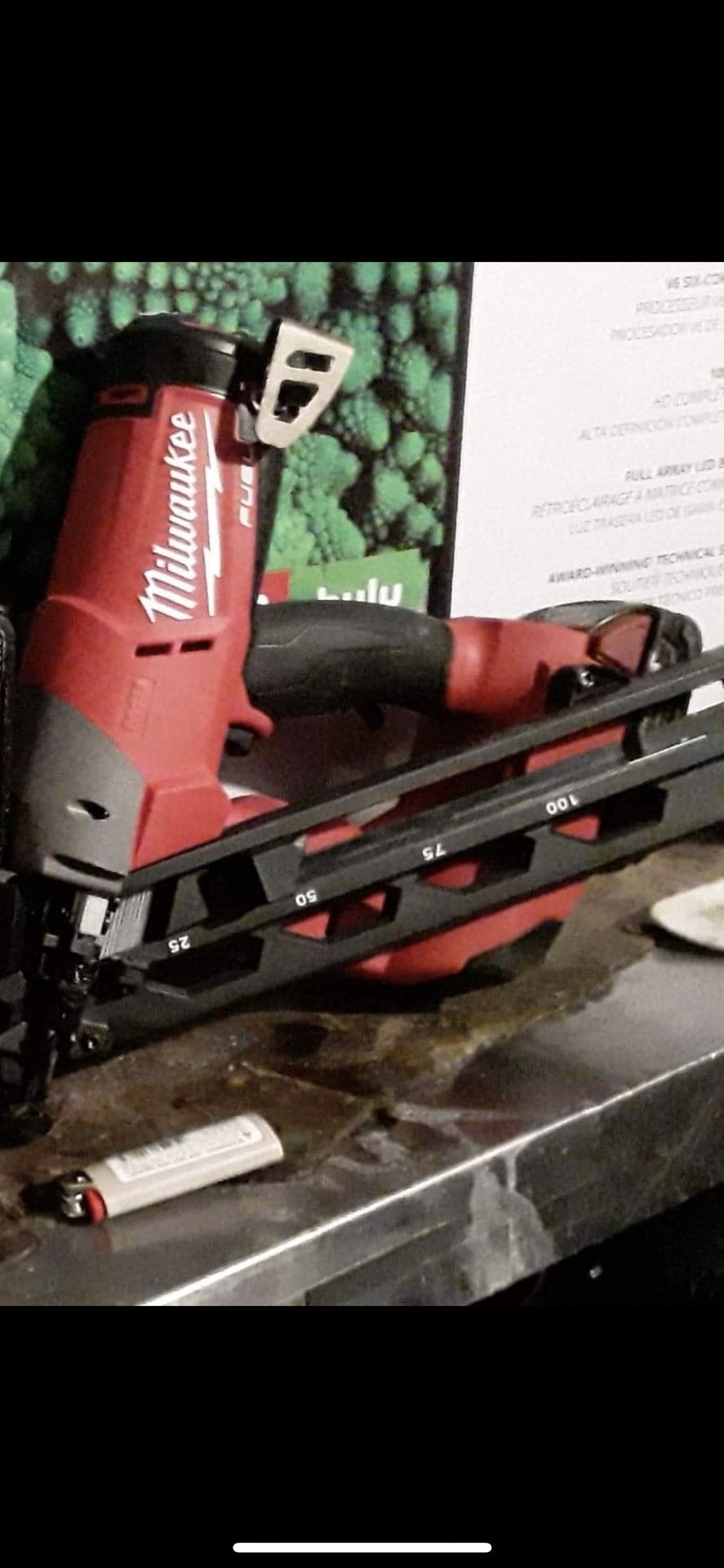 Milwaukee finish nailer