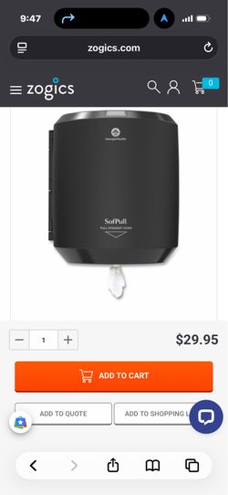 Sofpull paper towel dispenser
