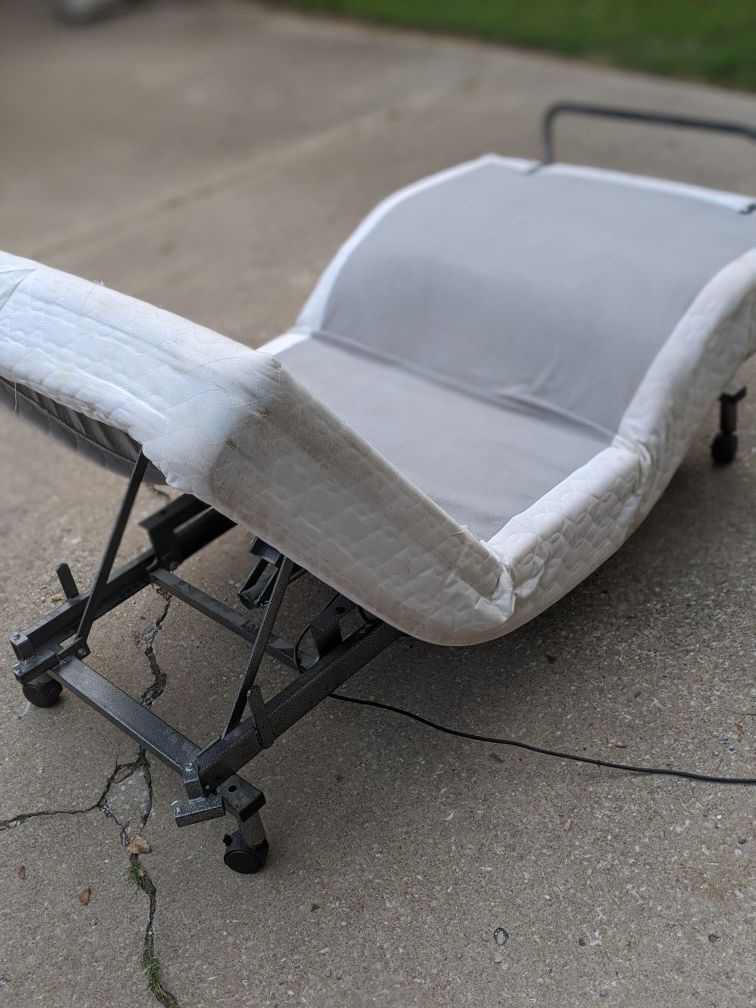 Orthomatic RemoteControlled Adjustable Bed Base Twin with Vibration