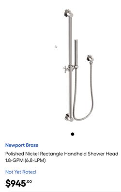 Nerport Brass Handheld slide bar set