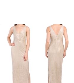 Elegant Aidan Mattox champagne -MAKE ME AN OFFER