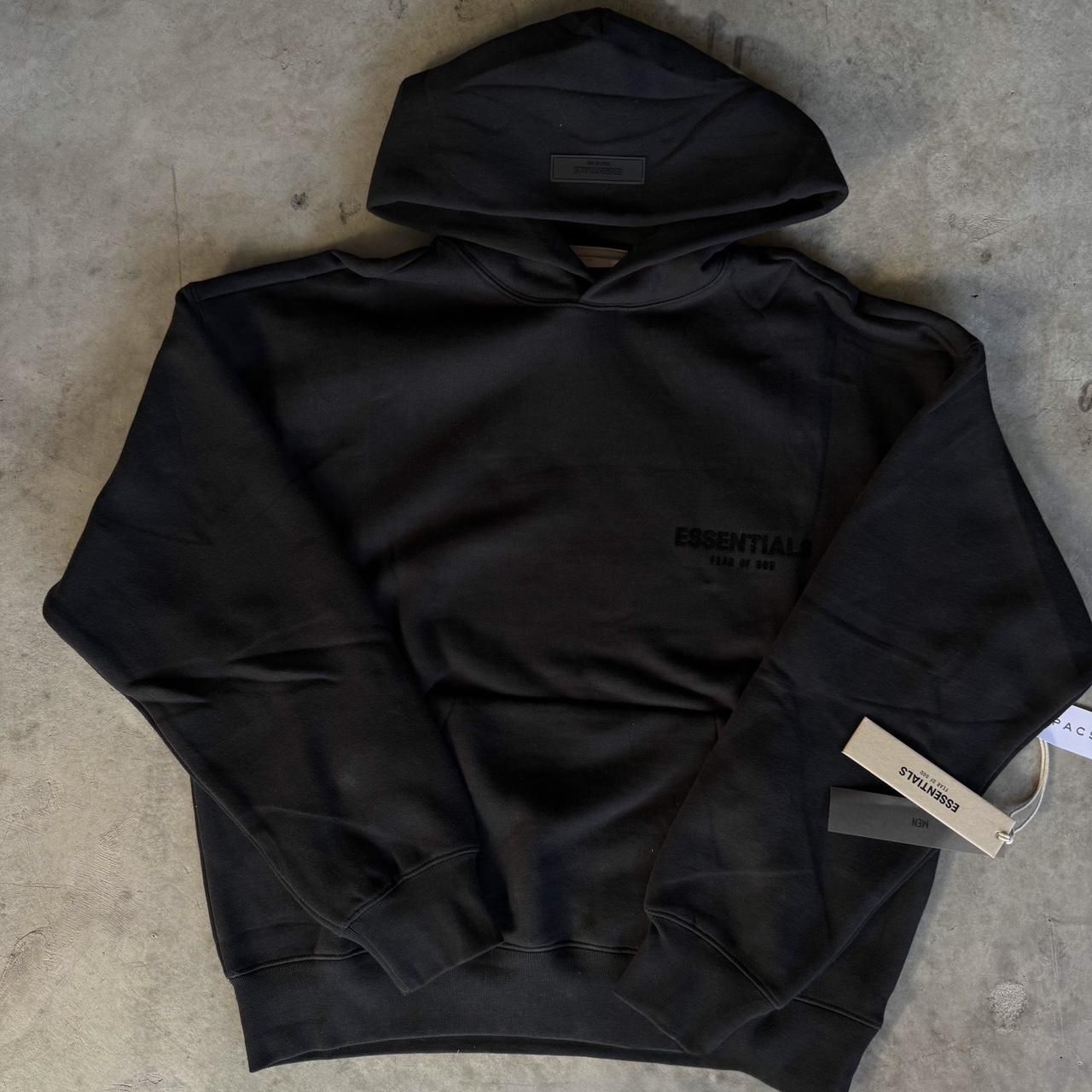 Black Essentials Hoodie