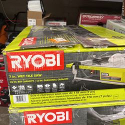 7 In Wet Tile saw 