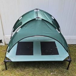 Awesome Outdoor Dog Bed w/Sun Shade